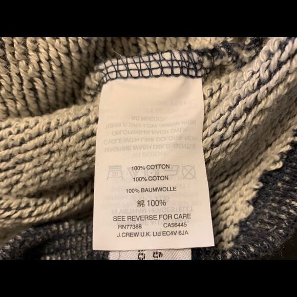 J.Crew twist front crewneck sweatshirt. XXS - Picture 6 of 6